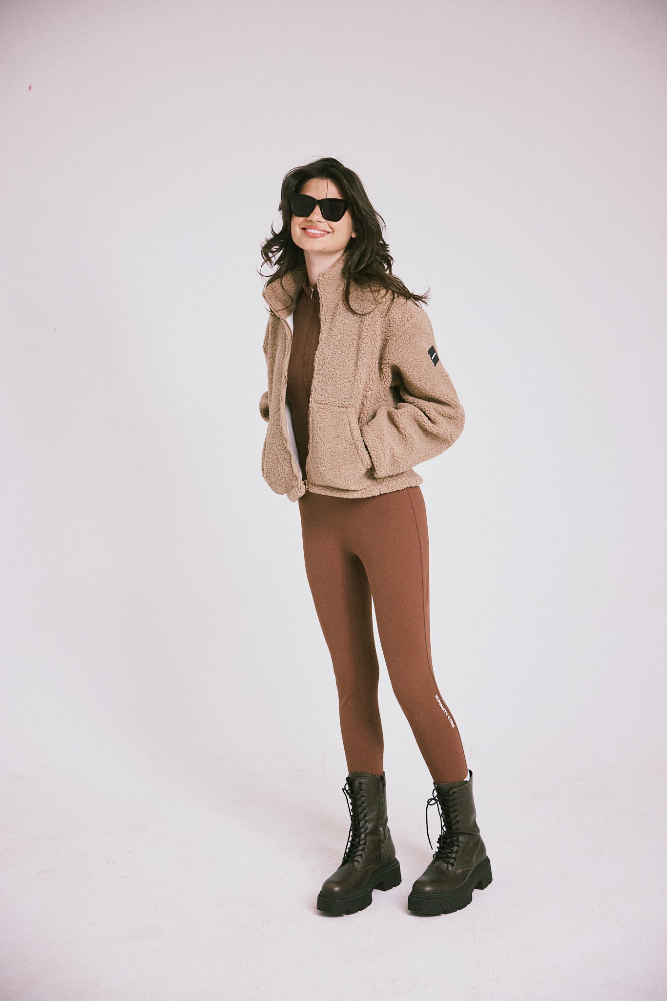 Foxy Fleece Jacket in MOCHA MOUSSE