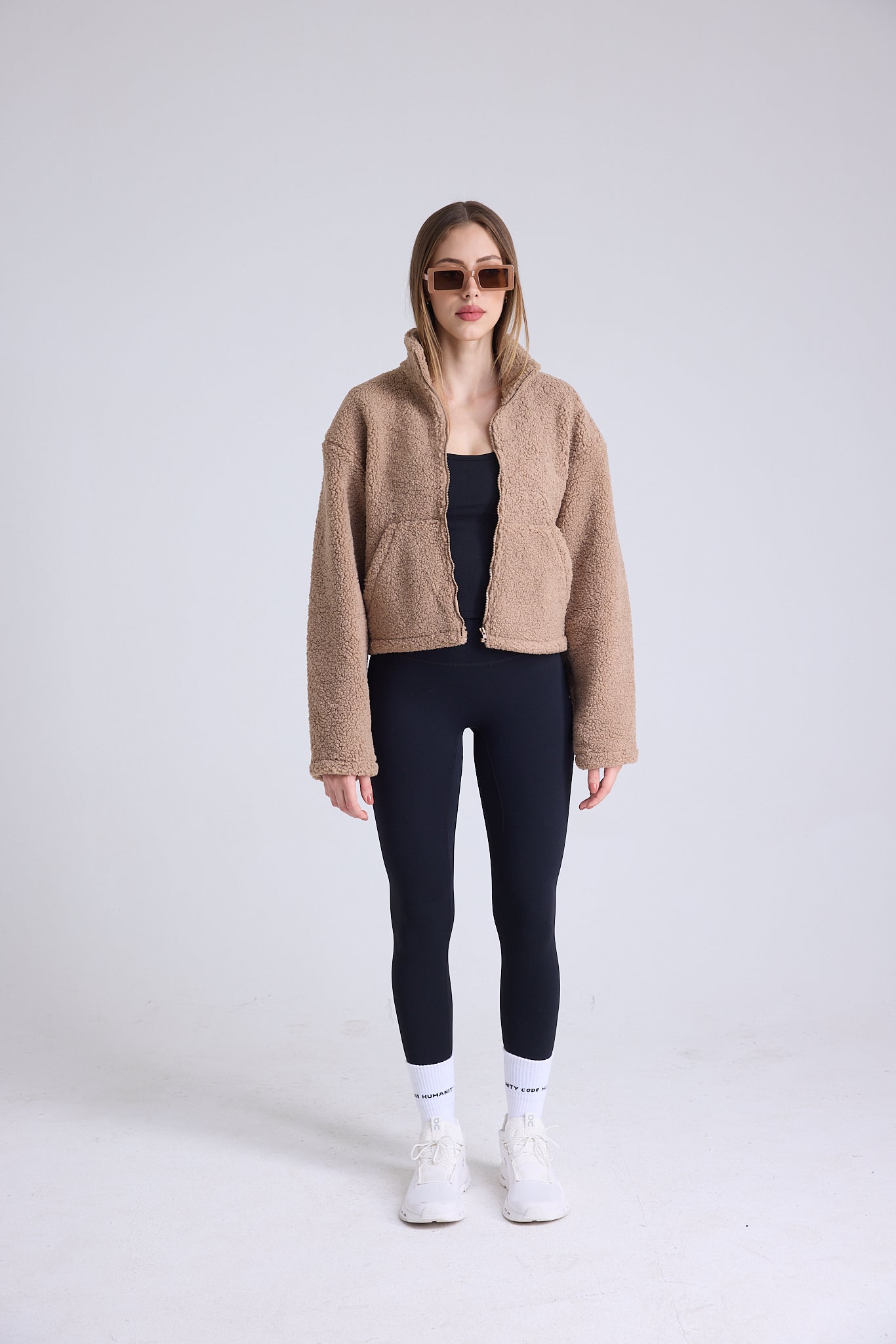 Foxy Fleece Jacket in MOCHA MOUSSE