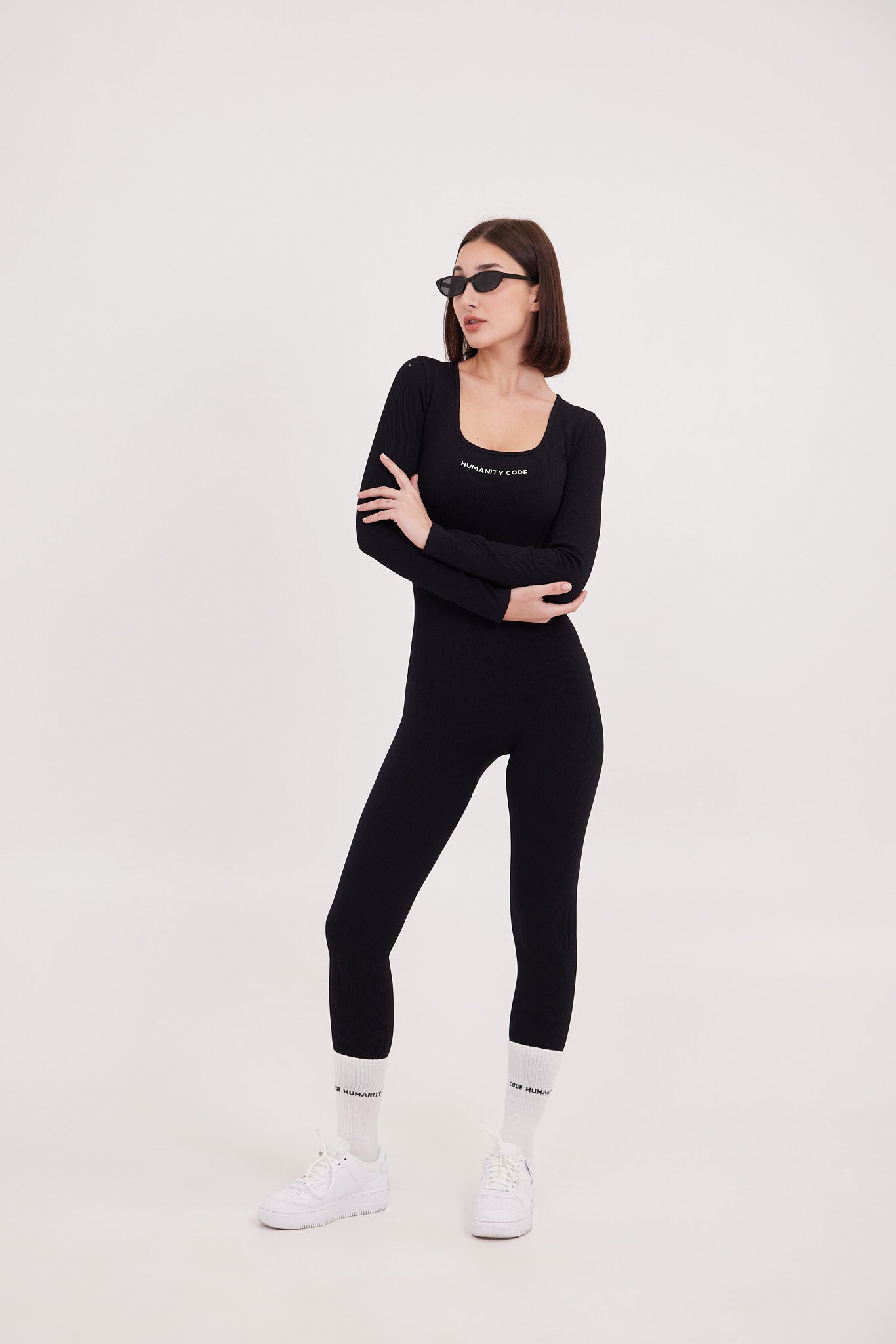 Sculpt Seamless Breathable Yoga Jumpsuit Black