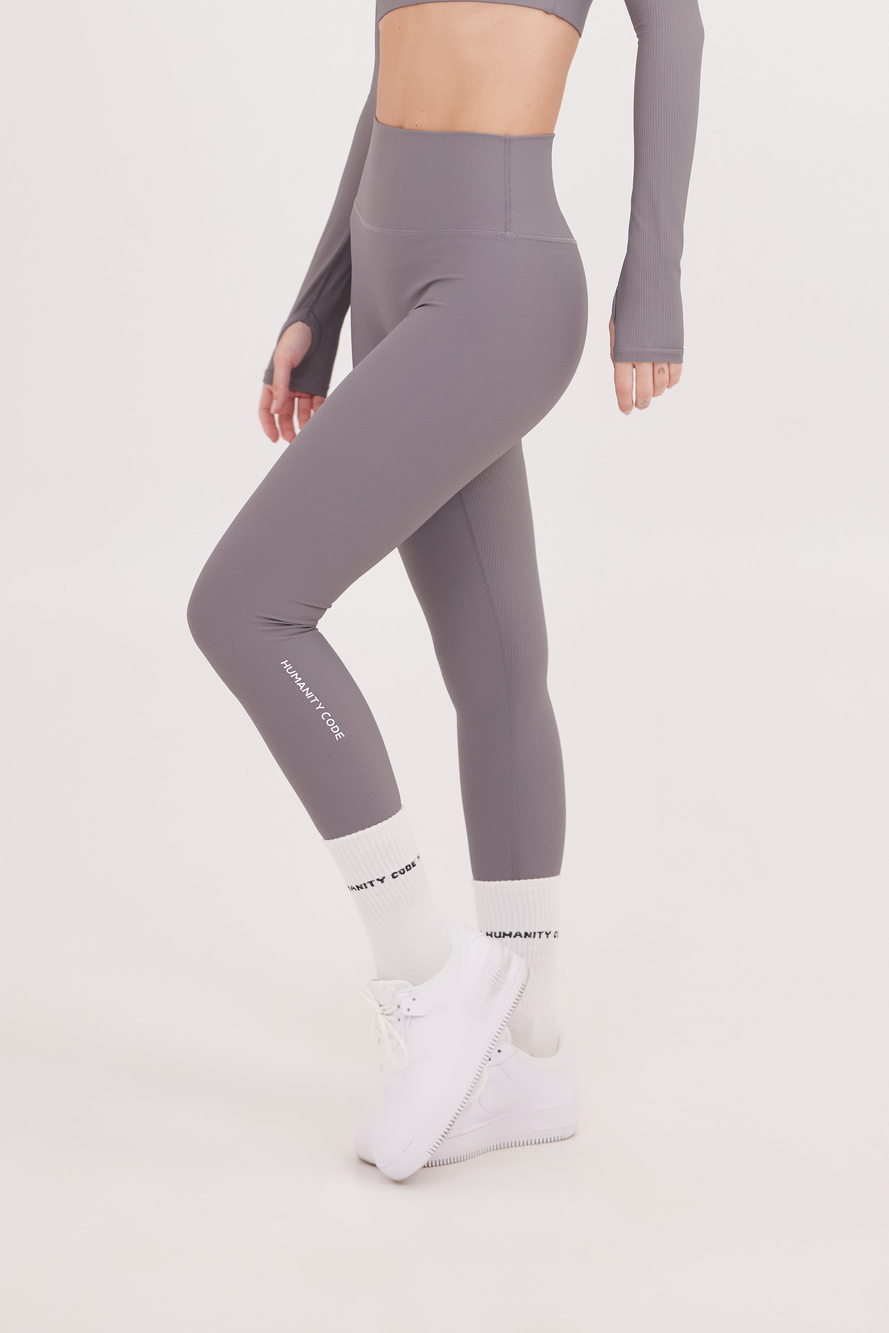 AirFlex Contour High Waist Legging Light Grey