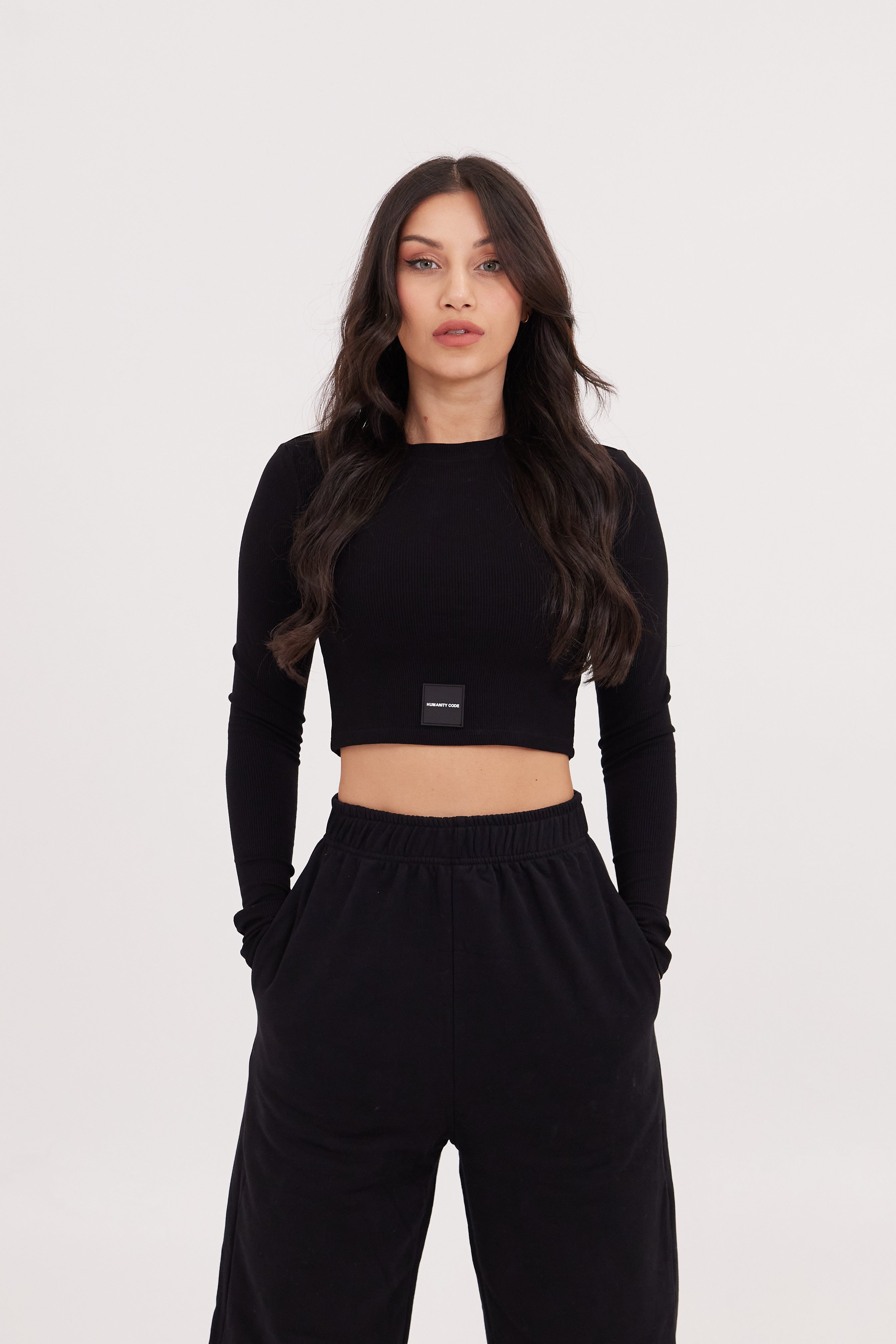 Sculpt Fit Long Sleeve Top Black