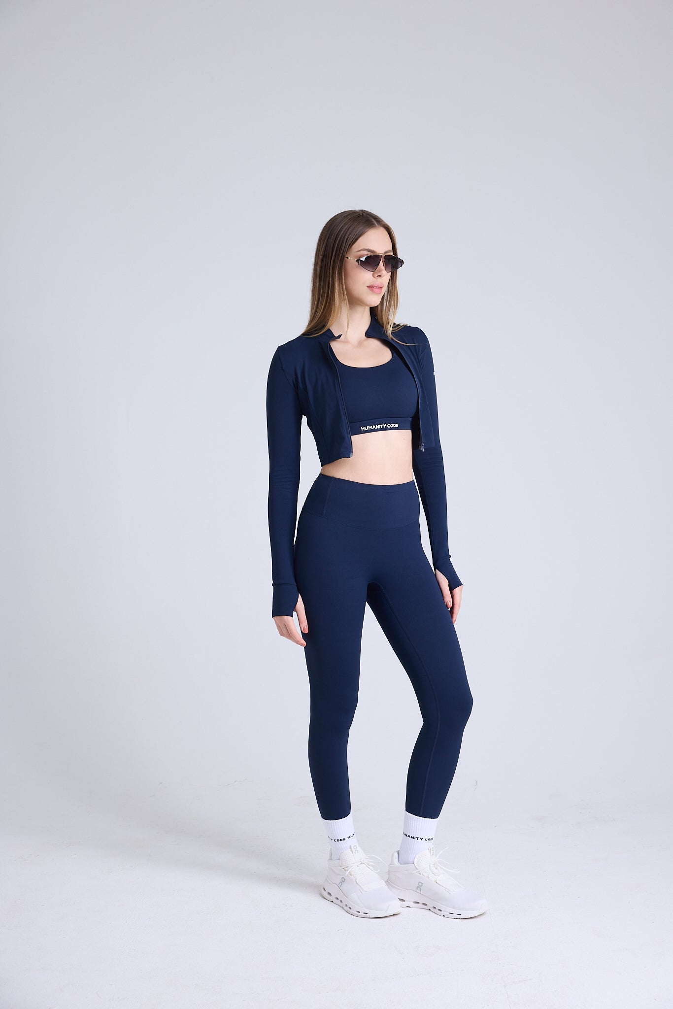 SILK AIRLIFT HIGH-WAIST Sculpt Legging IN Navy