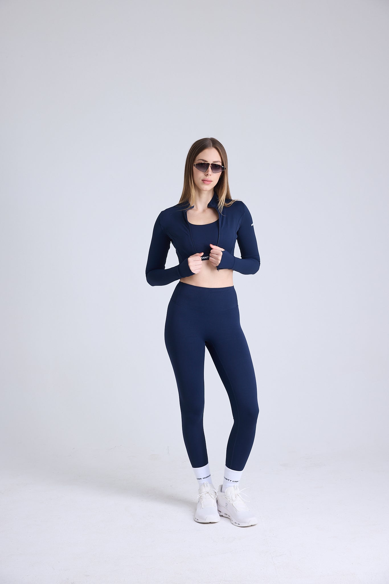 SILK AIRLIFT HIGH-WAIST Sculpt Legging IN Navy