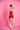 Airbrushed High-Waist Sculpting Mini Shorts in bold red